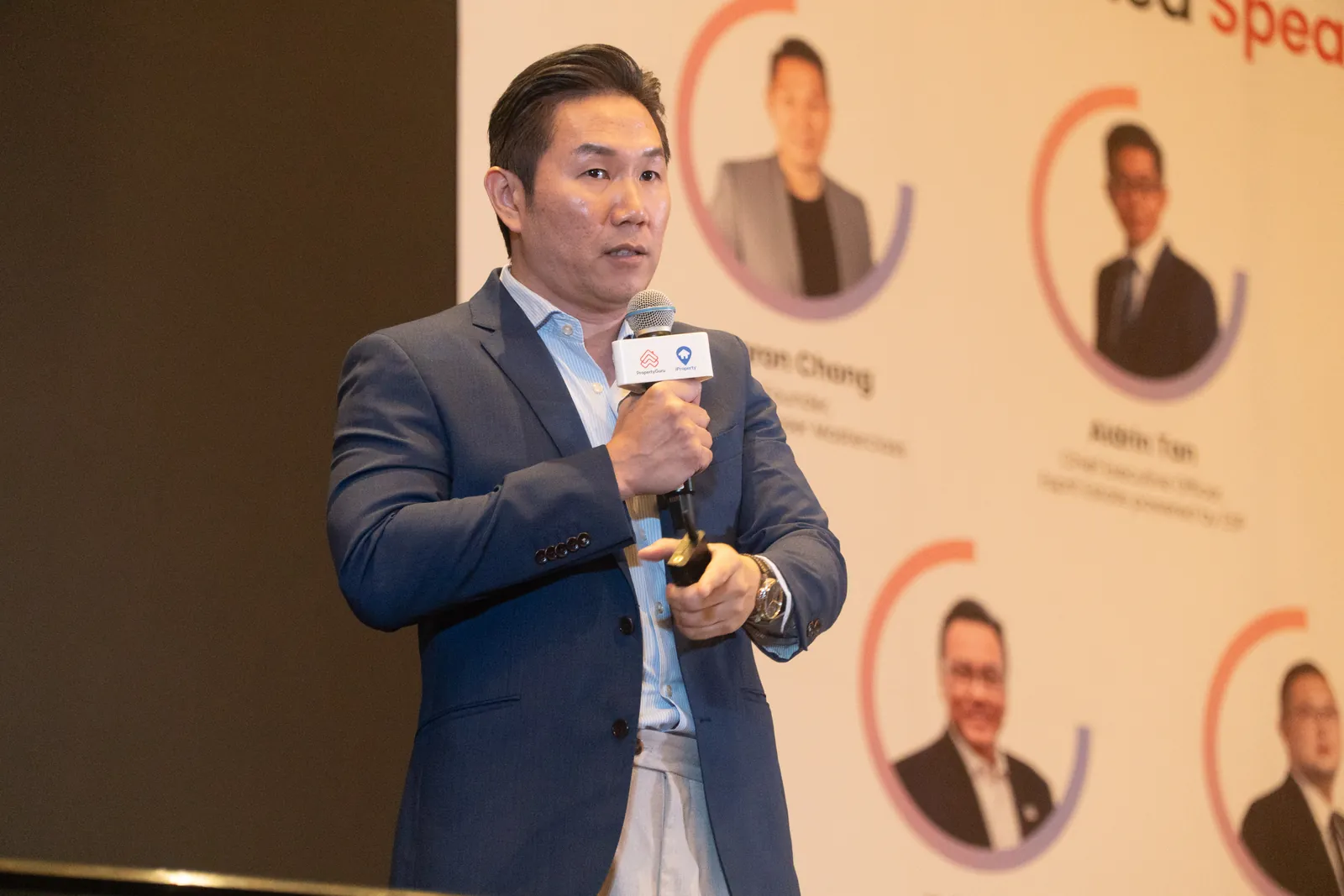 Aaron Chong speaking at the PropertyGuru Agent Summit 2025